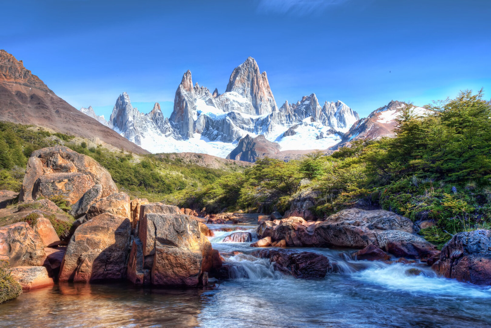 Hiking in Patagonia near Fitzroy